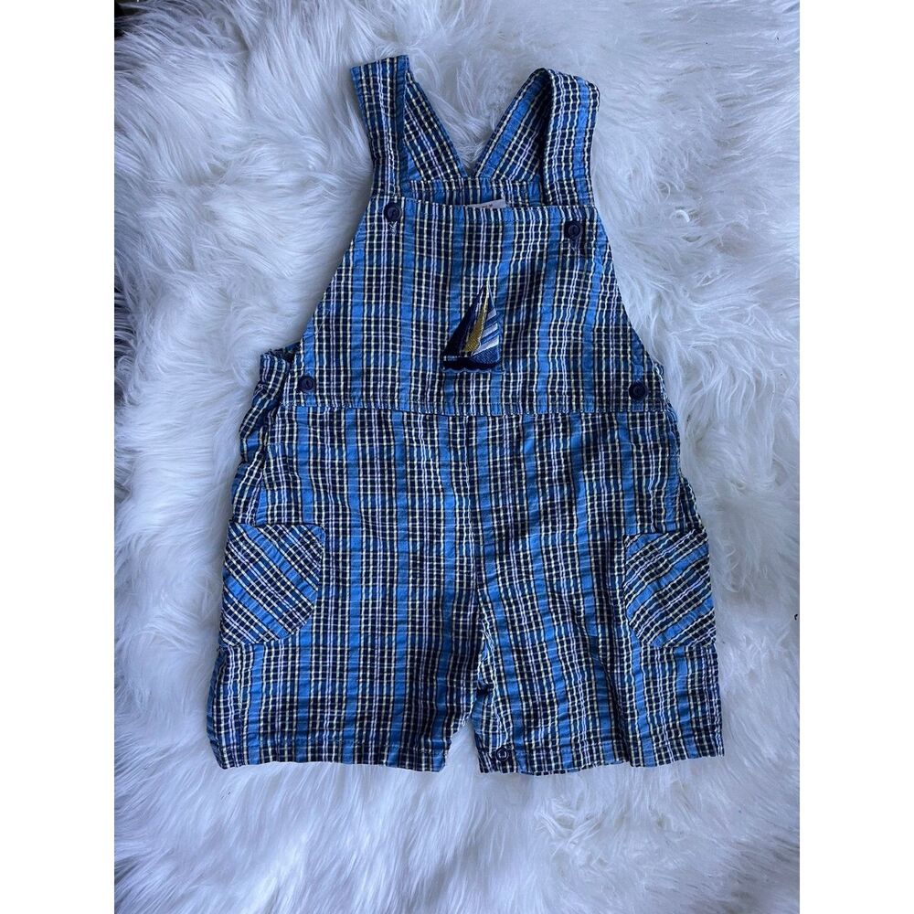 Vintage Carter’s nautical  short overalls